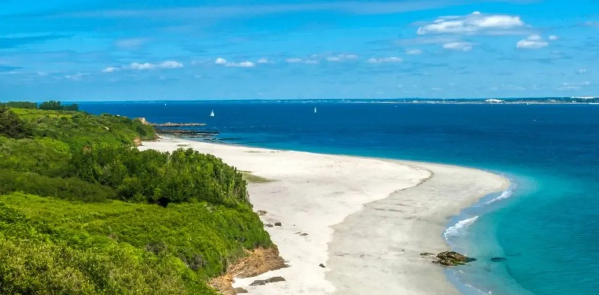 Plage des Grands Sables sur l'île de Groix